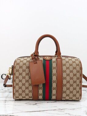 Gucci Women Medium Ophidia Boston Bag